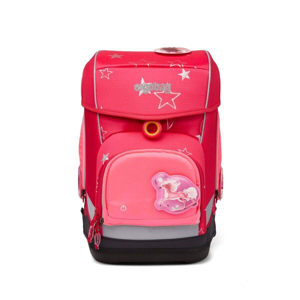 ergobag Fluo LED Zip Set, pink