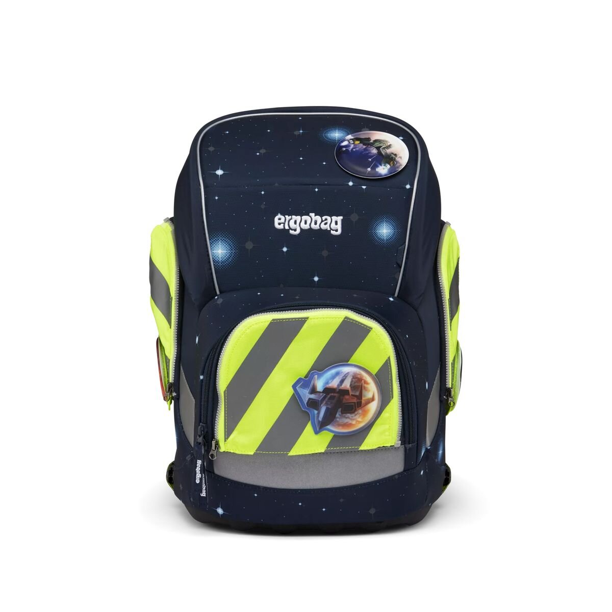 ergobag Fluo-Zip Set mit Reflektorstreifen