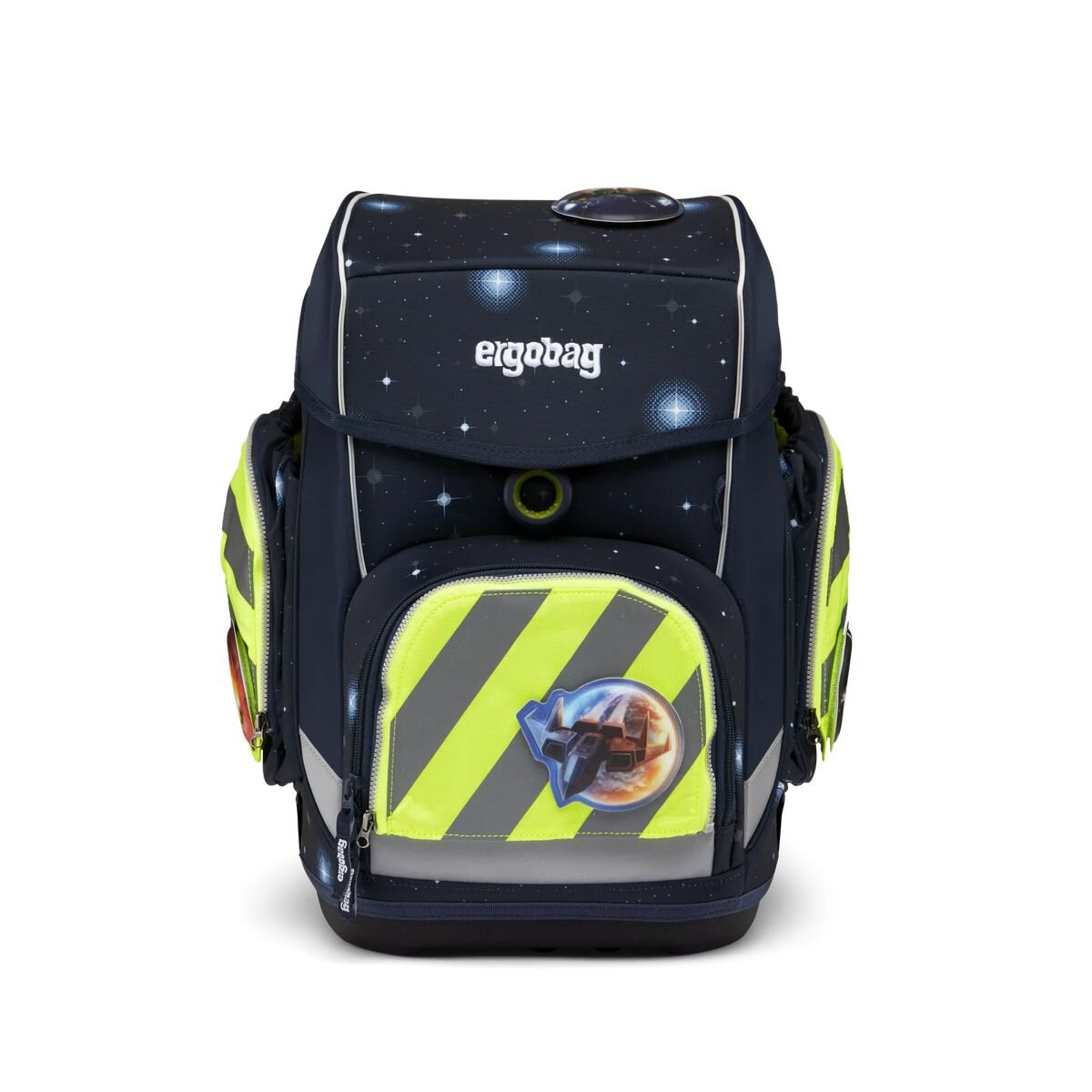 ergobag Fluo-Zip Set mit Reflektorstreifen