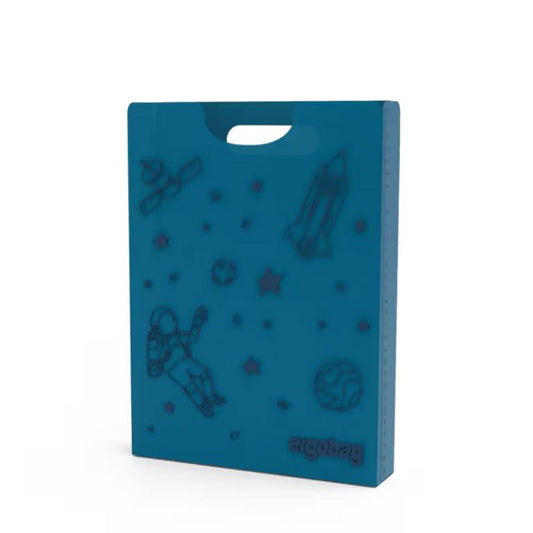 ergobag Heftebox mit Griff Astronaut DIN A4 blau 24 x 31 x 5 cm