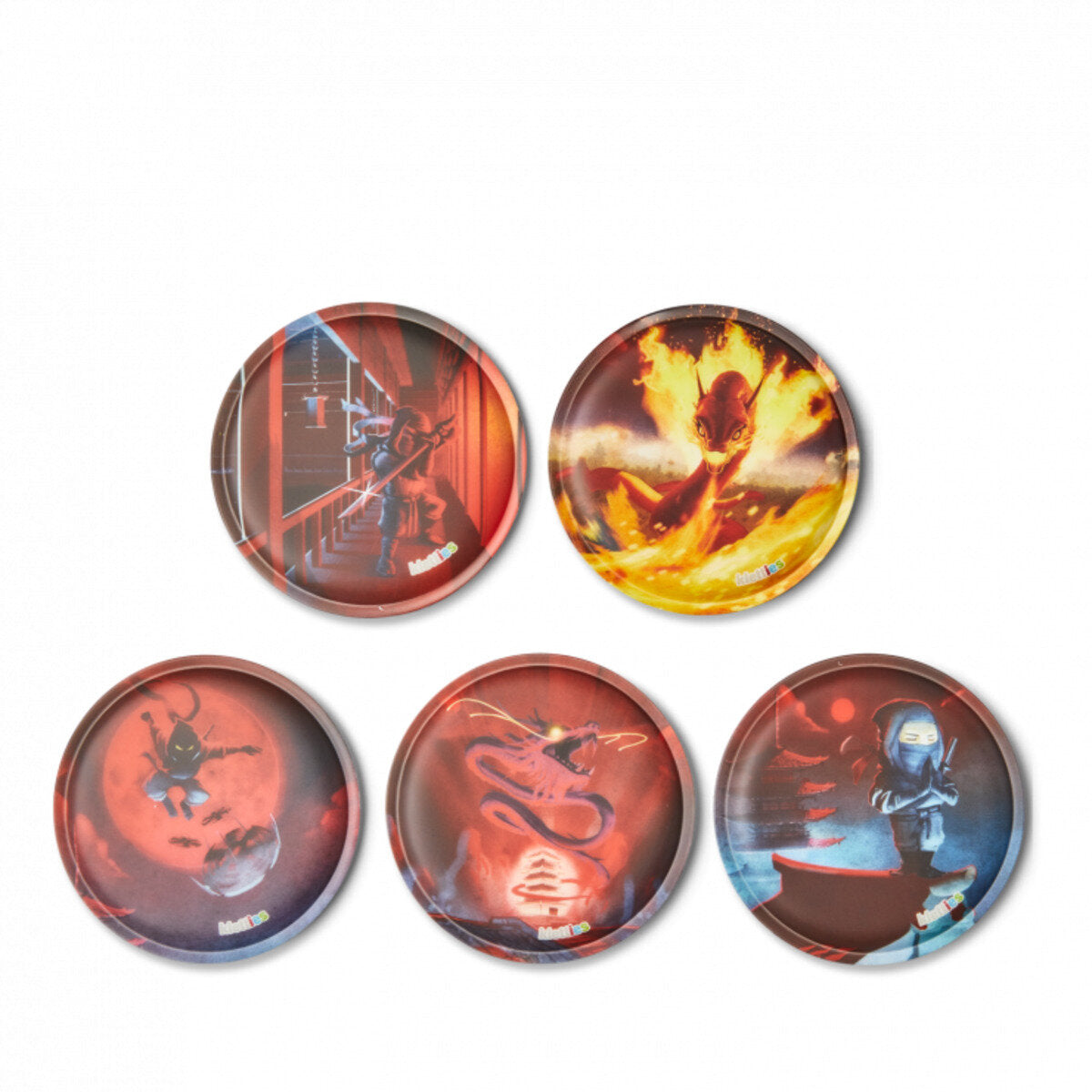 ergobag Kletties-Set Feuerdrache, 5-teilig