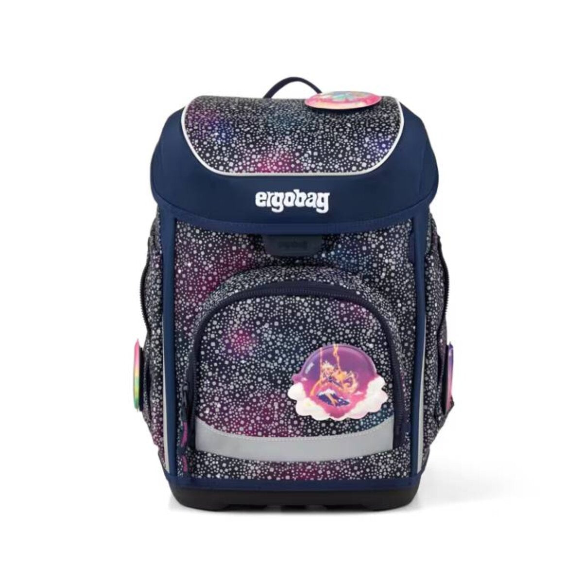 ergobag Cubo Set Schulranzen-Set Bärlaxy 5-teilig Blau Lila 19 Liter 2025