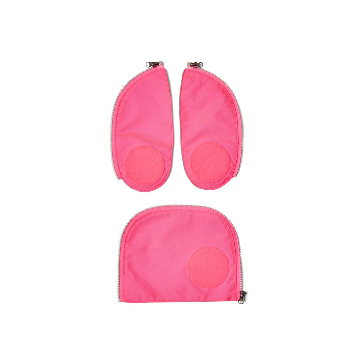 ergobag PACK Sicherheits-Set Fluo-Zip Set Pink