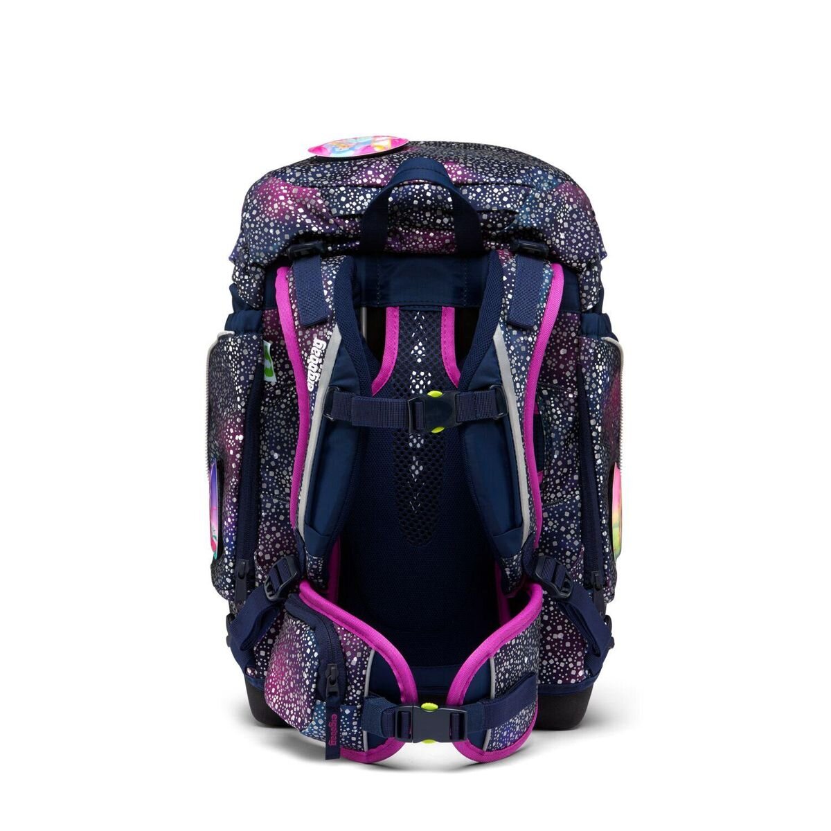 ergobag PACK Schulrucksack-Set SUPER REFLEX GLOW Bärlaxy