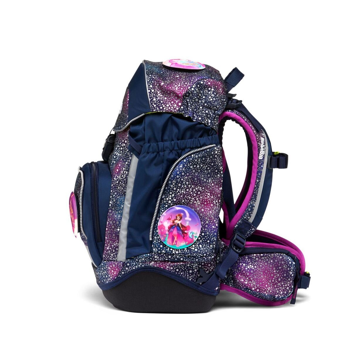 ergobag PACK Schulrucksack-Set SUPER REFLEX GLOW Bärlaxy