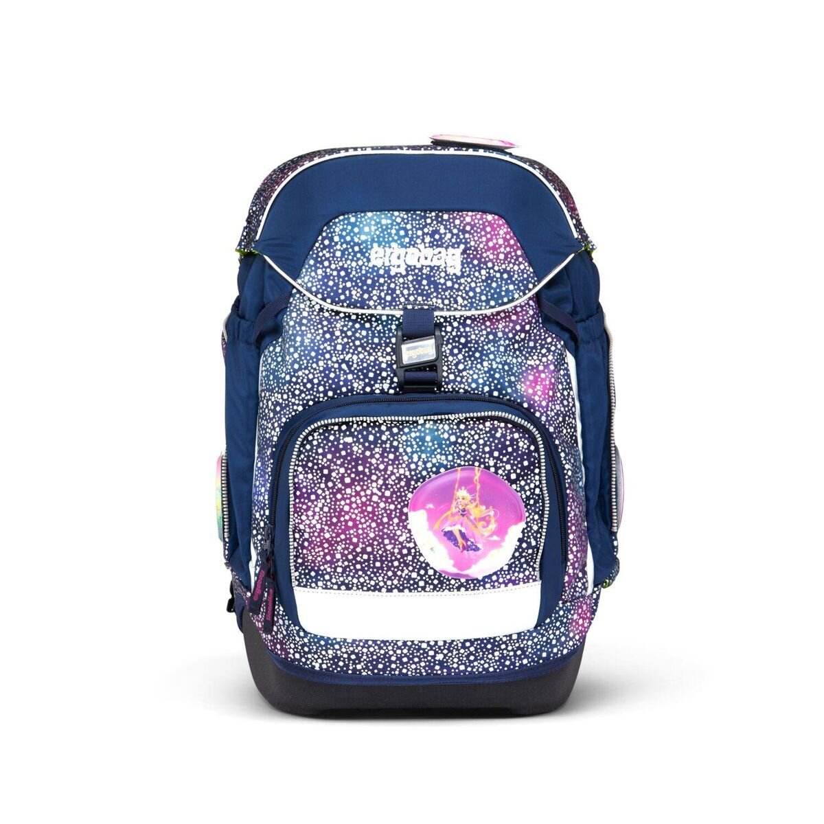 ergobag PACK Schulrucksack-Set SUPER REFLEX GLOW Bärlaxy