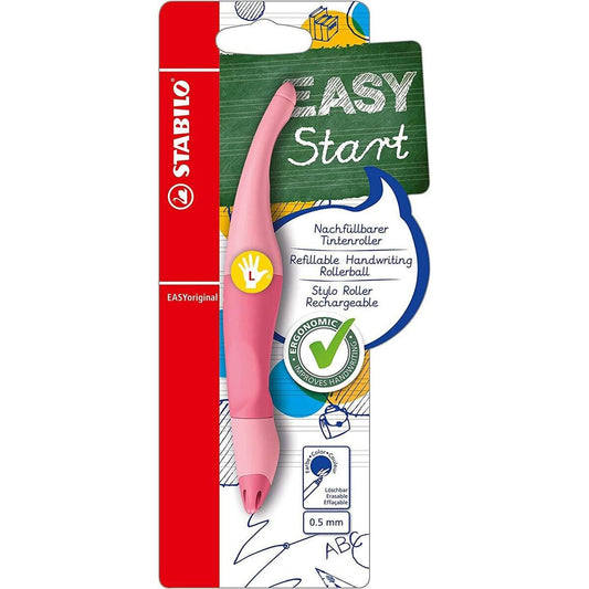 Ergonomischer Tintenroller für Linkshänder - STABILO EASYoriginal Pastel in rosiges Rouge