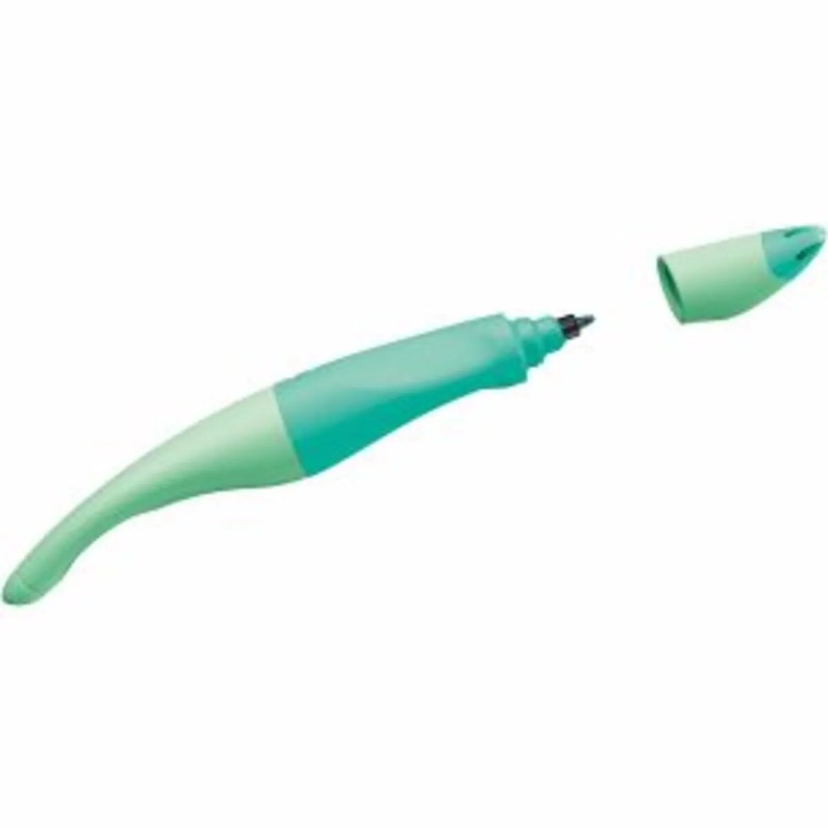 Ergonomischer Tintenroller für Linkshänder - STABILO EASYoriginal Pastel in Hauch von Minzgrün - Einzelstift - Schreibfarbe blau (löschbar) - inklusive Patrone