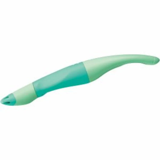 Ergonomischer Tintenroller für Rechtshänder - STABILO EASYoriginal Pastel in Hauch von Minzgrün - Einzelstift - Schreibfarbe blau (löschbar) - inklusive Patrone