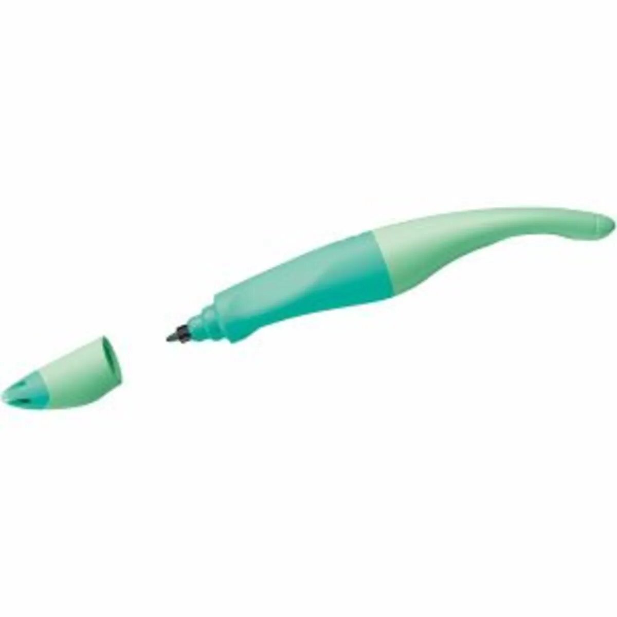 Ergonomischer Tintenroller für Rechtshänder - STABILO EASYoriginal Pastel in Hauch von Minzgrün - Einzelstift - Schreibfarbe blau (löschbar) - inklusive Patrone