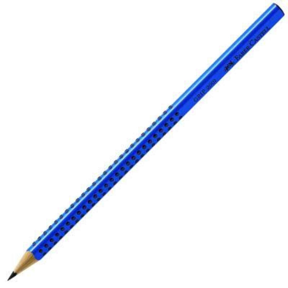 Faber-Castell Bleistift GRIP 2001, B, blau