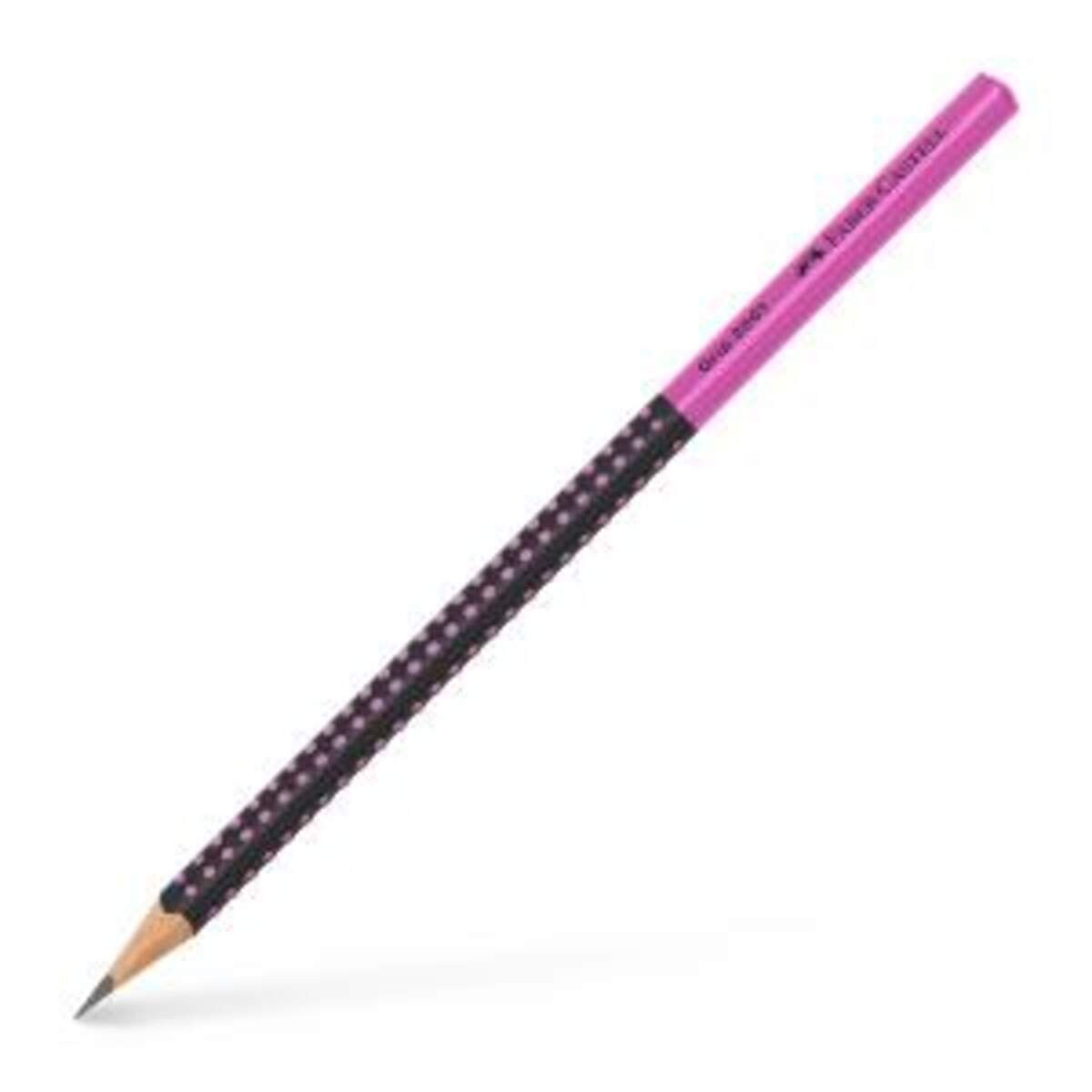 Faber-Castell Bleistift Grip 2001 Two Tone sw/pink