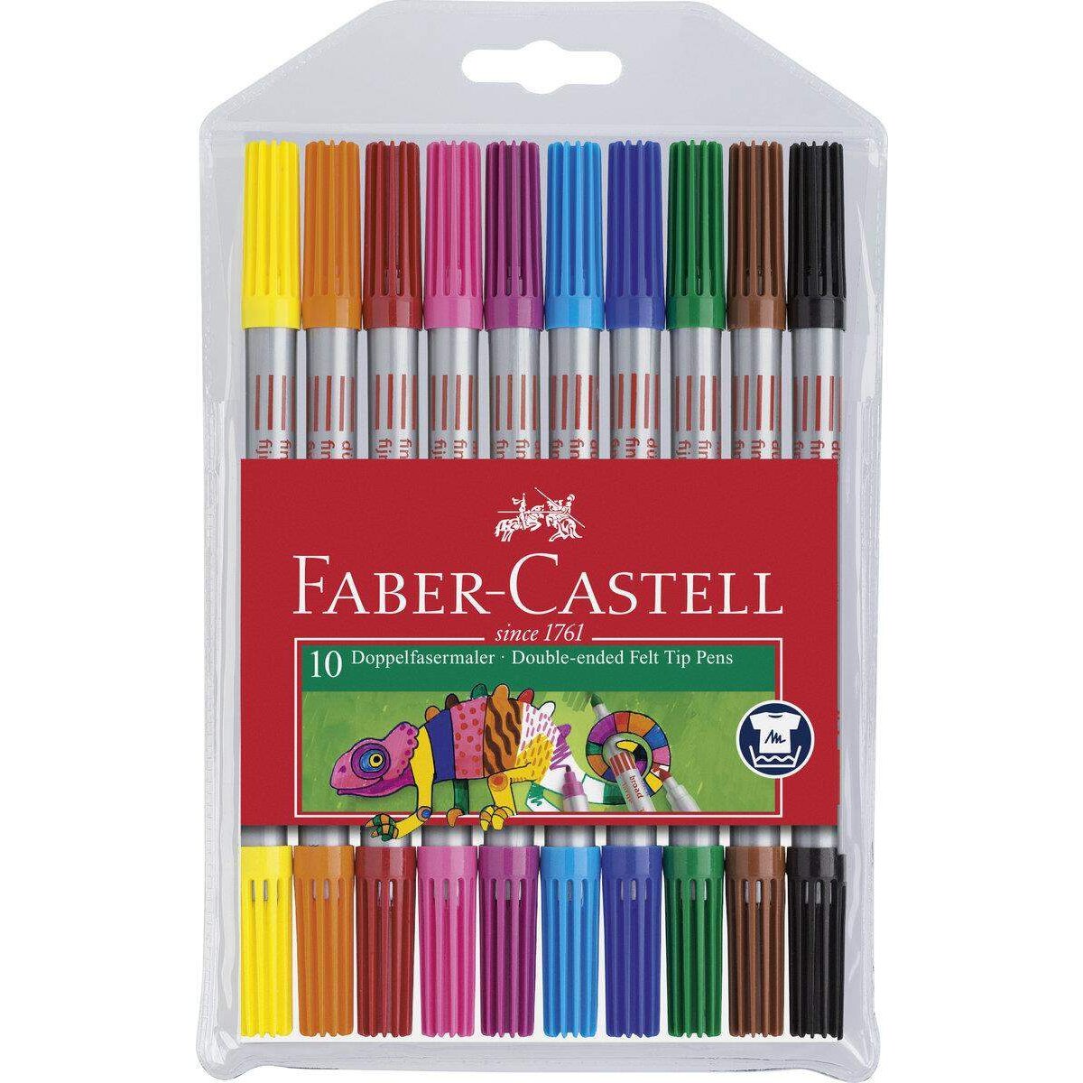 Faber-Castell Doppelfasermaler, 10 Stück