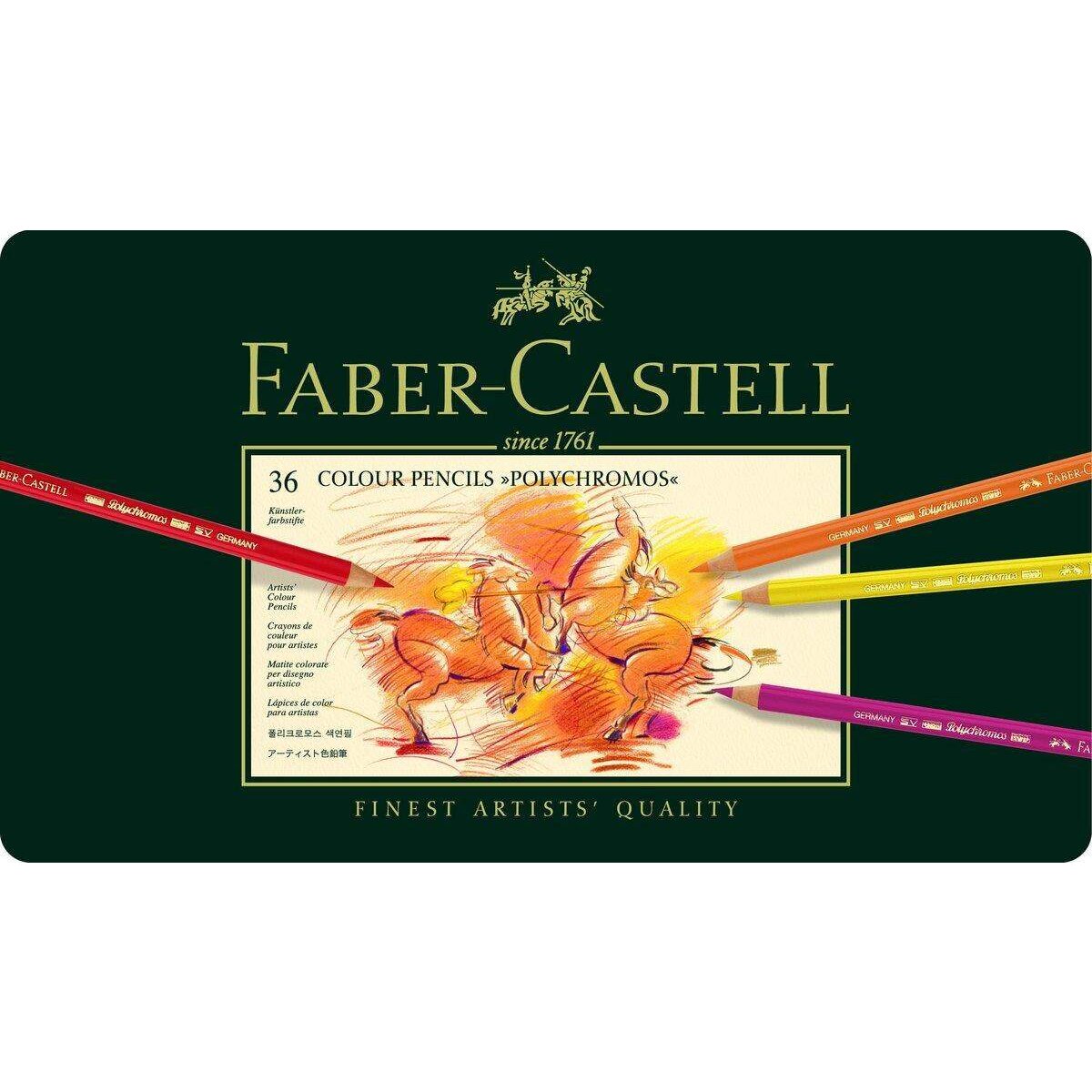 Faber-Castell Farbstift POLYCHROMOS, 36er Metalletui