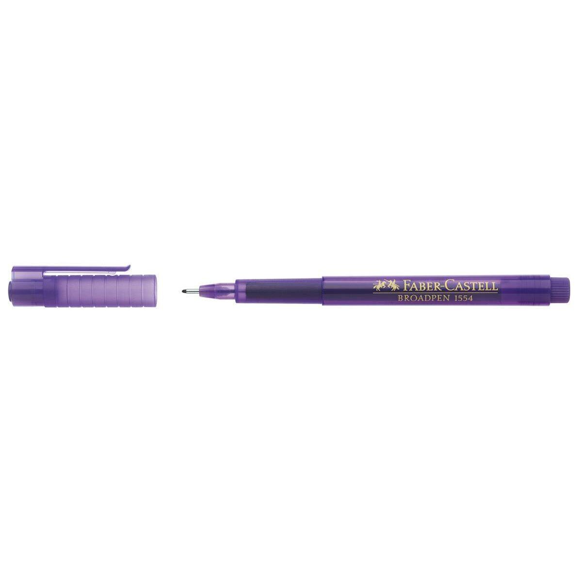 Faber-Castell Fineliner BROADPEN 1554, violet