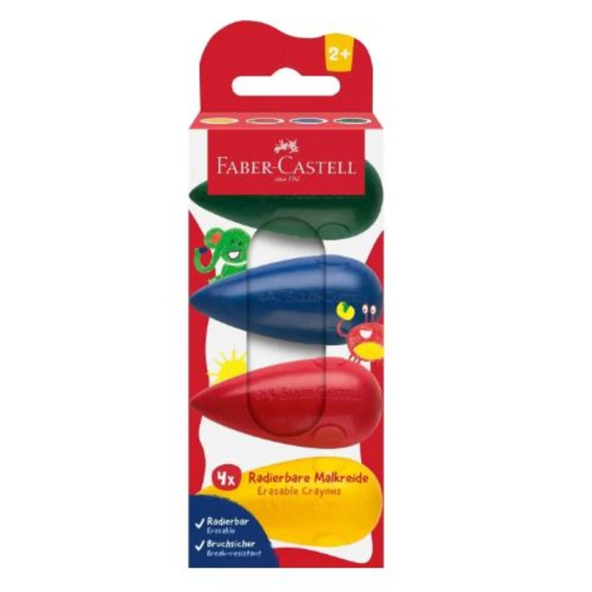 Faber-Castell Malkreide Birne 4er Kartonetui