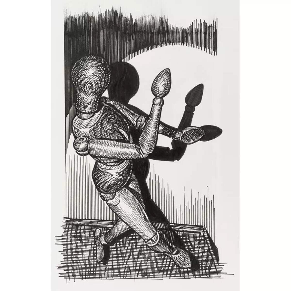 Faber-Castell Pitt Artist Pen Tuschestift, 6er Etui, schwarz