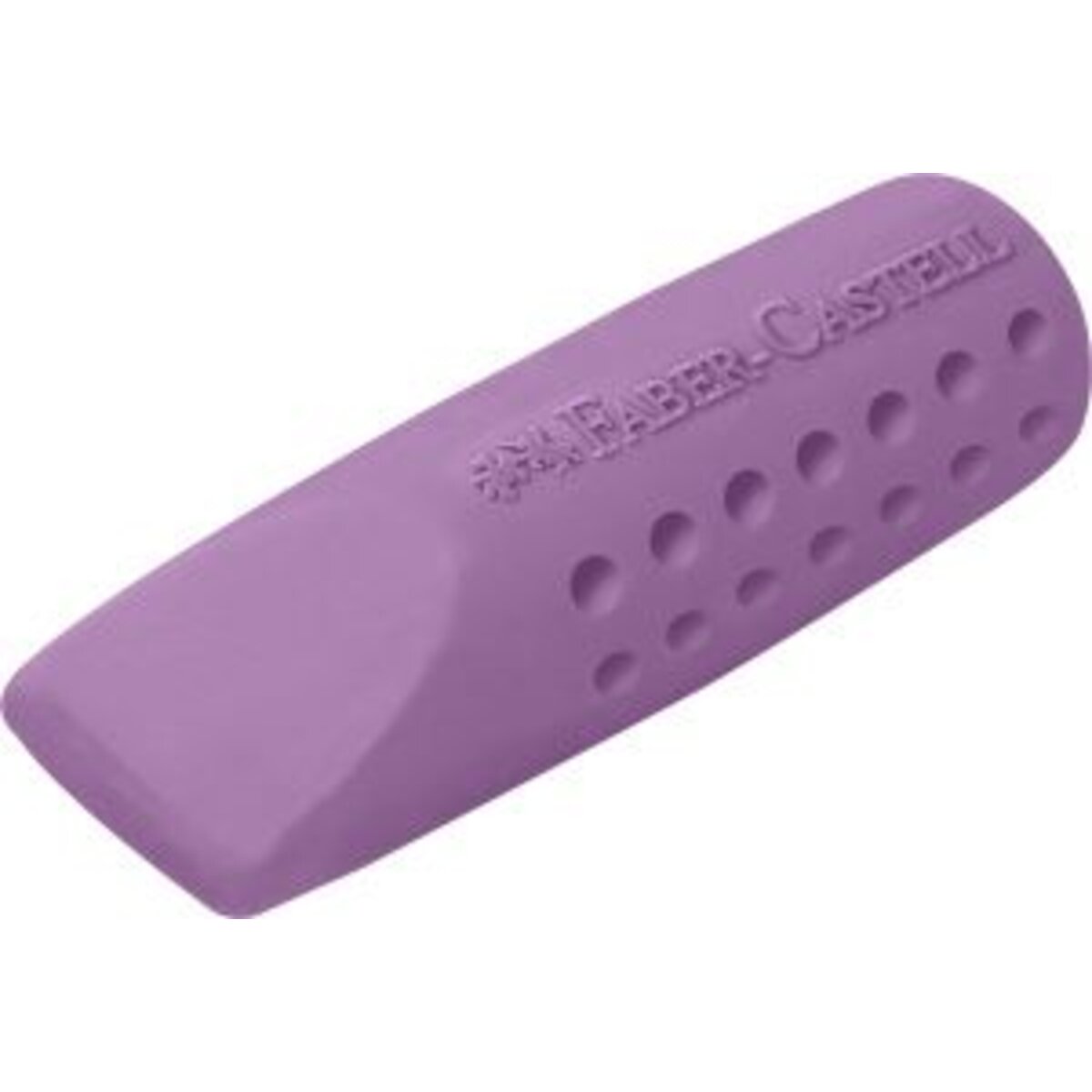 Faber-Castell Radierer Grip 2001 eraser cap RollOn colours, 2er Packung, 2-fach sortiert