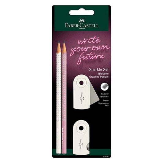 Faber-Castell Schreibset Sparkle rose/coconut milk