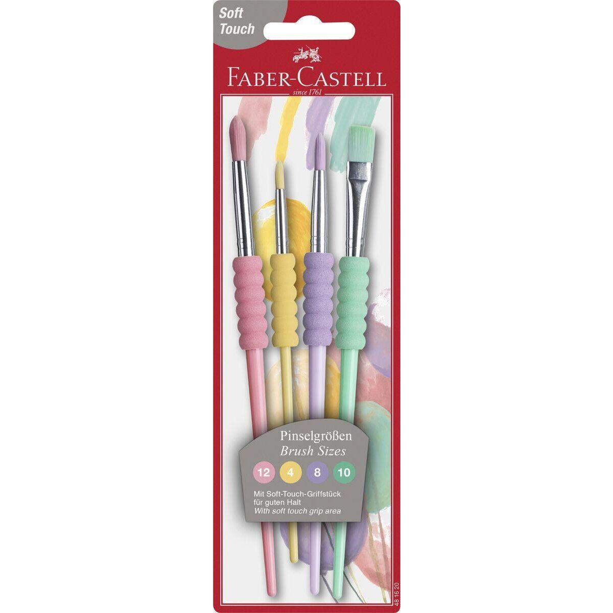 Faber-Castell Soft-Touch Pinsel 4er Set