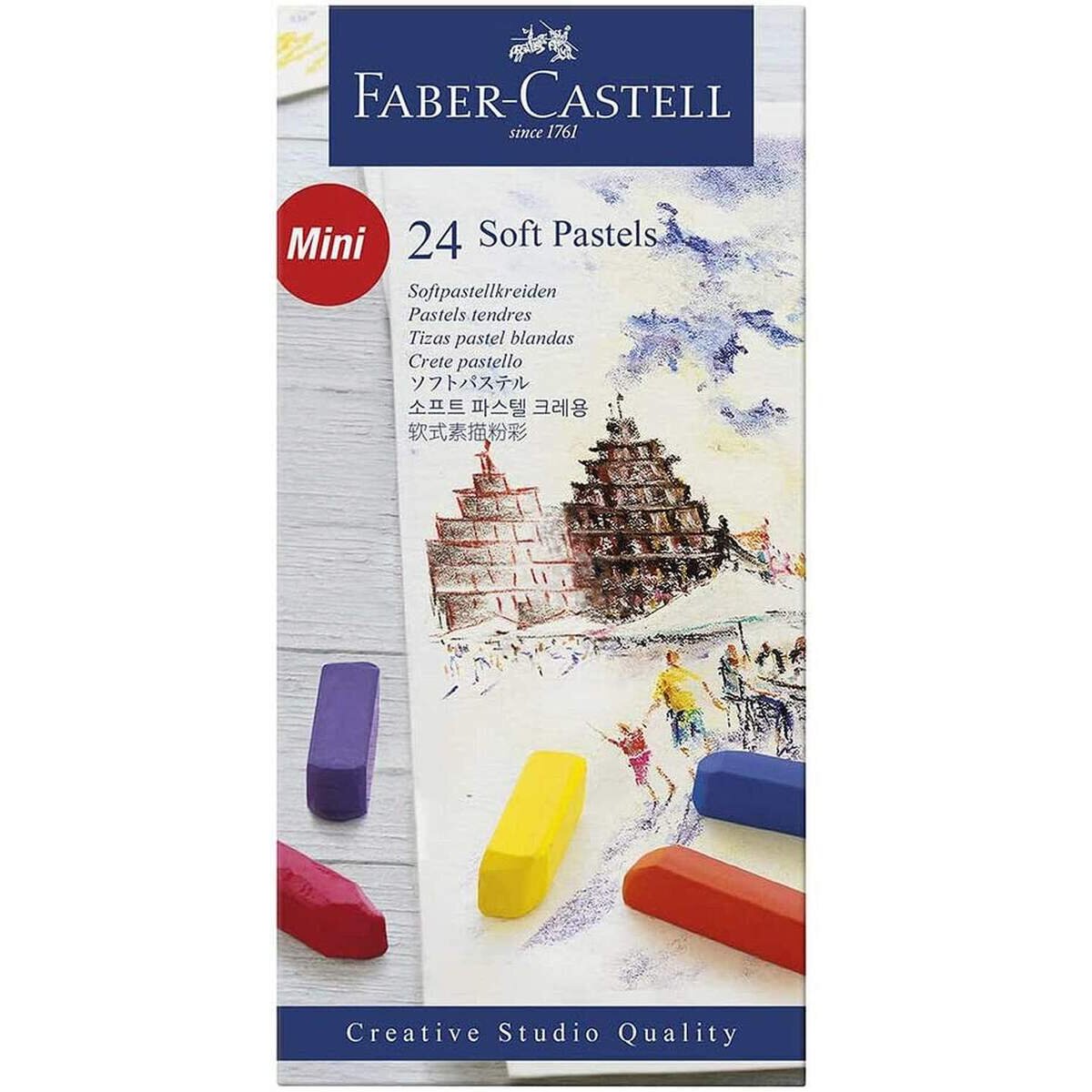 Faber-Castell Softpastellkreide Studio Quality mini, 24er Etui