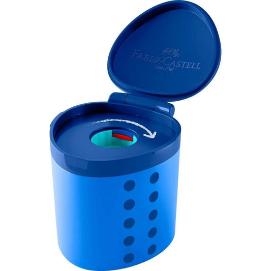 Faber-Castell Spitzdose Grippy Blau