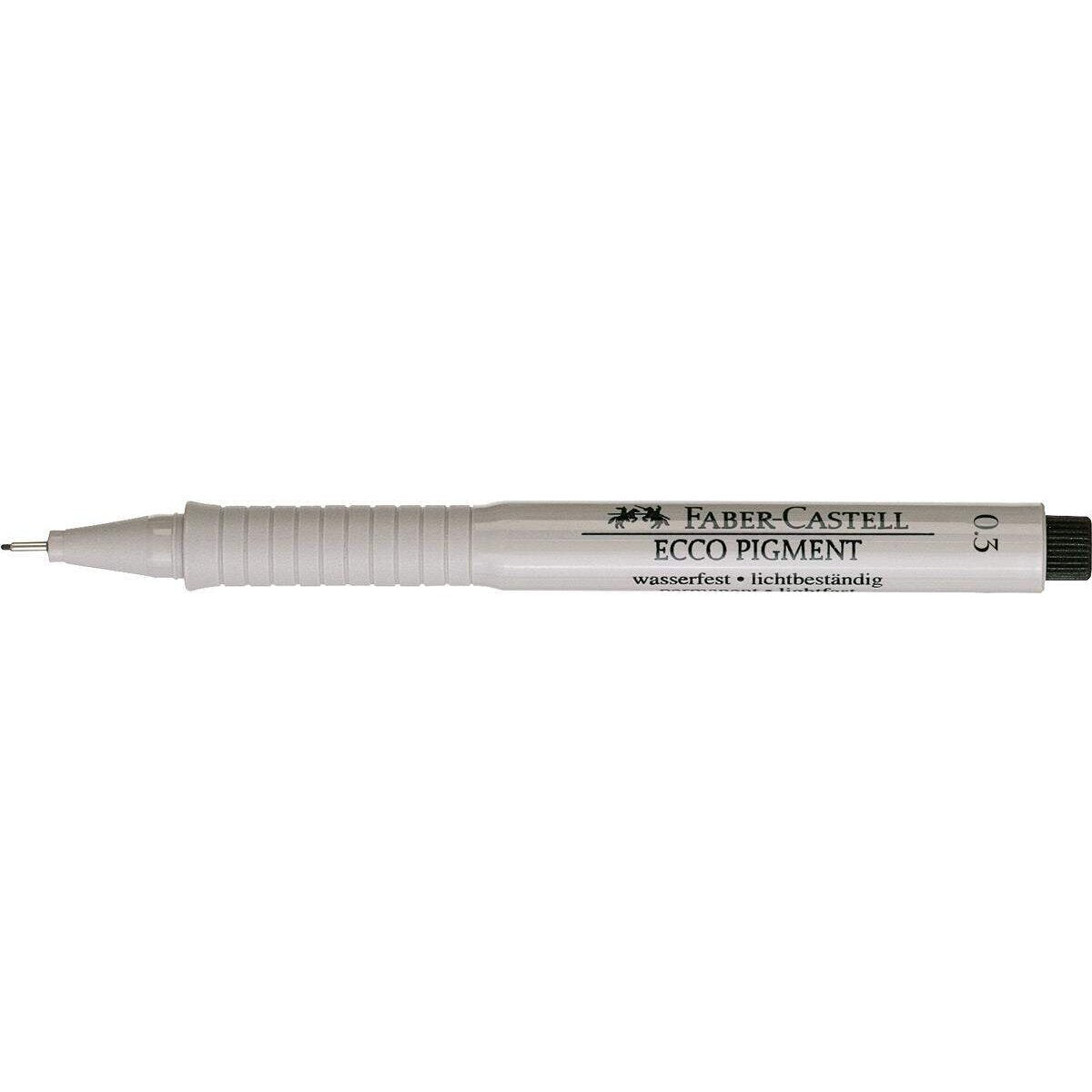 Faber-Castell Tintenschreiber ECCO PIGMENT, 0.5mm, schwarz