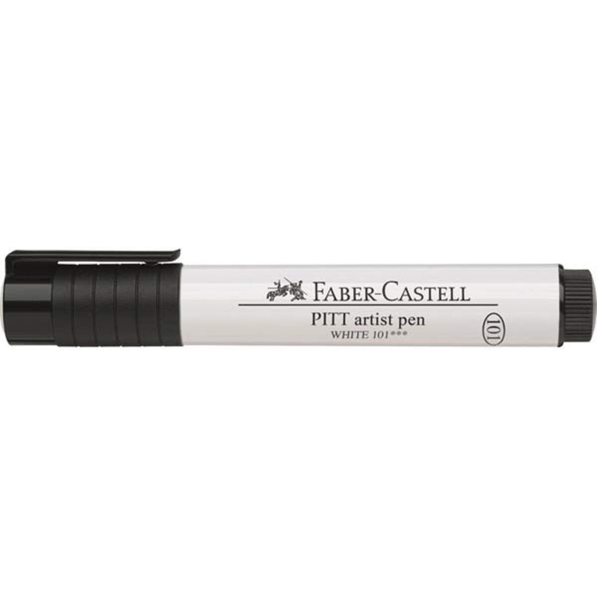 Faber-Castell Tuschestift Pitt artist pen, 2,5mm, Rundspitze, weiß