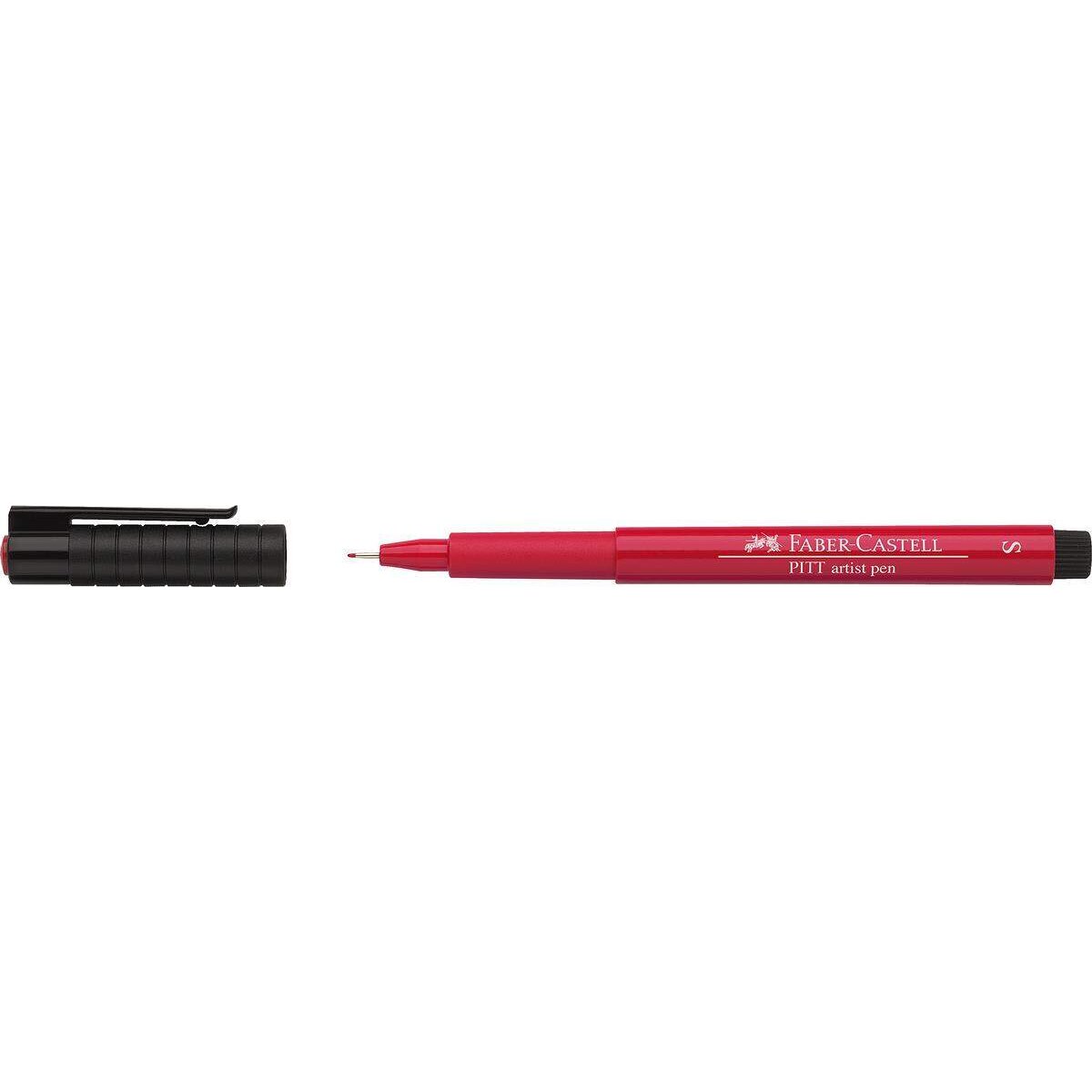 Faber-Castell Tuschestift Pitt artist pen, S, Farbe 219, scharlachrot tief