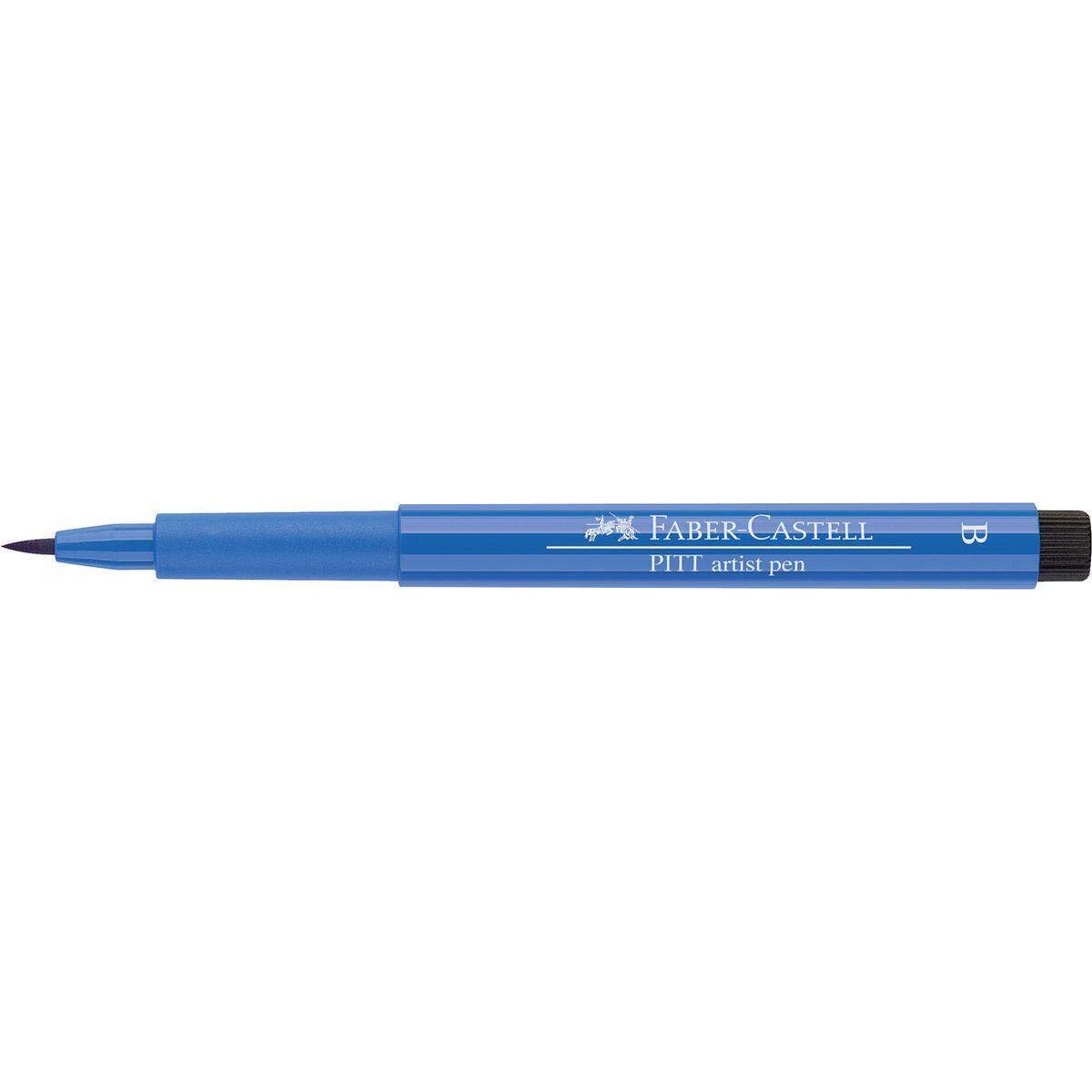 Faber-Castell Tuschestift Pitt artist pen brush, B, Farbe 143, kobaltblau