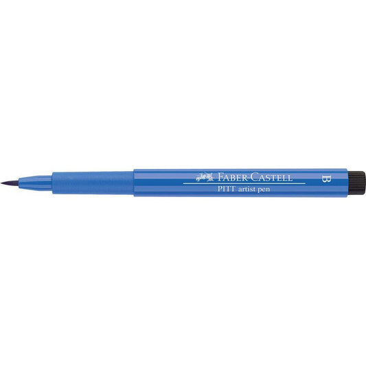 Faber-Castell Tuschestift Pitt artist pen brush, B, Farbe 143, kobaltblau