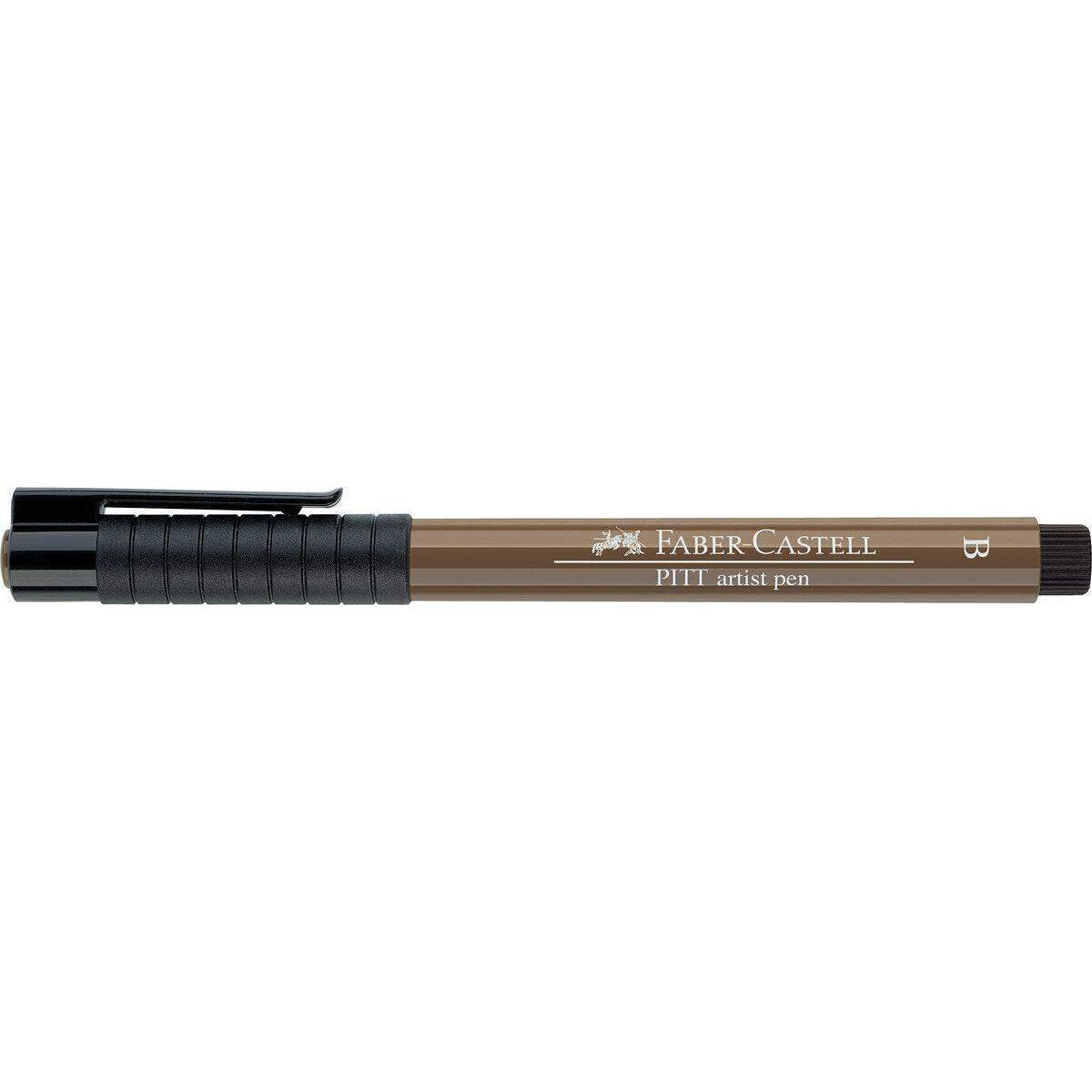 Faber-Castell Tuschestift Pitt artist pen brush, B, Farbe 178, nougat