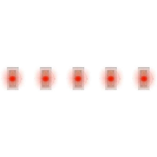 FALLER - 5 SMD-LEDs, rot