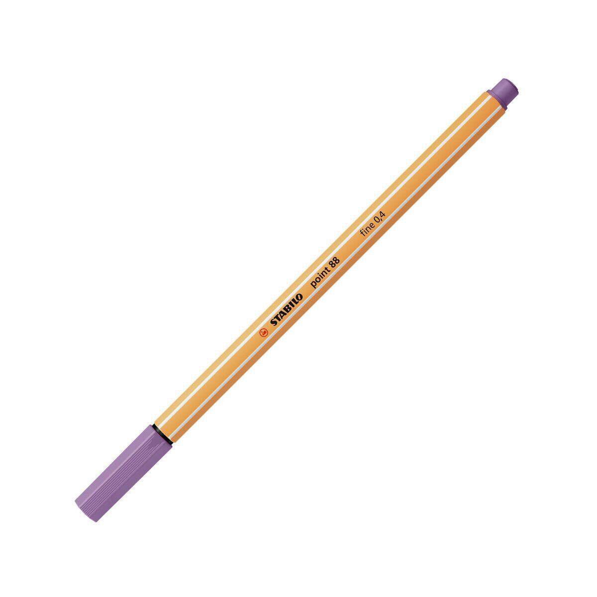 Fineliner - STABILO point 88 - Einzelstift - grau violett