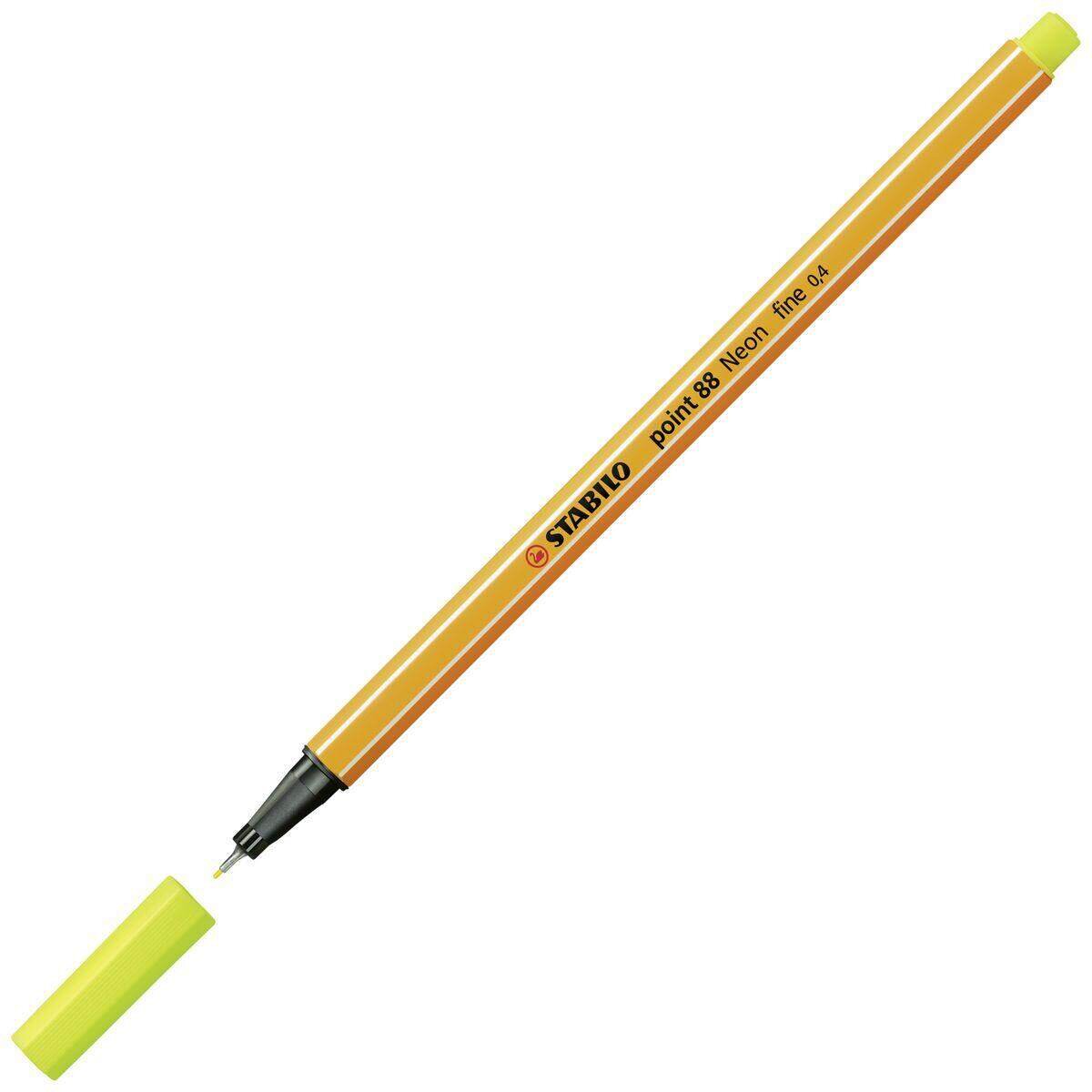 Fineliner - STABILO point 88 - 6er Pack - Neonfarben