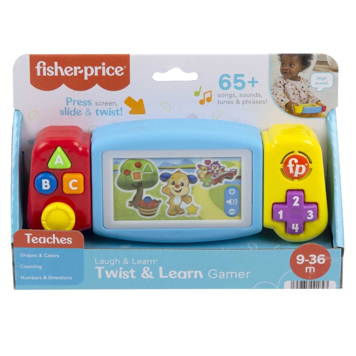 Fisher-Price motorisches Lernspielzeug mit Musik (Twist & Learn)