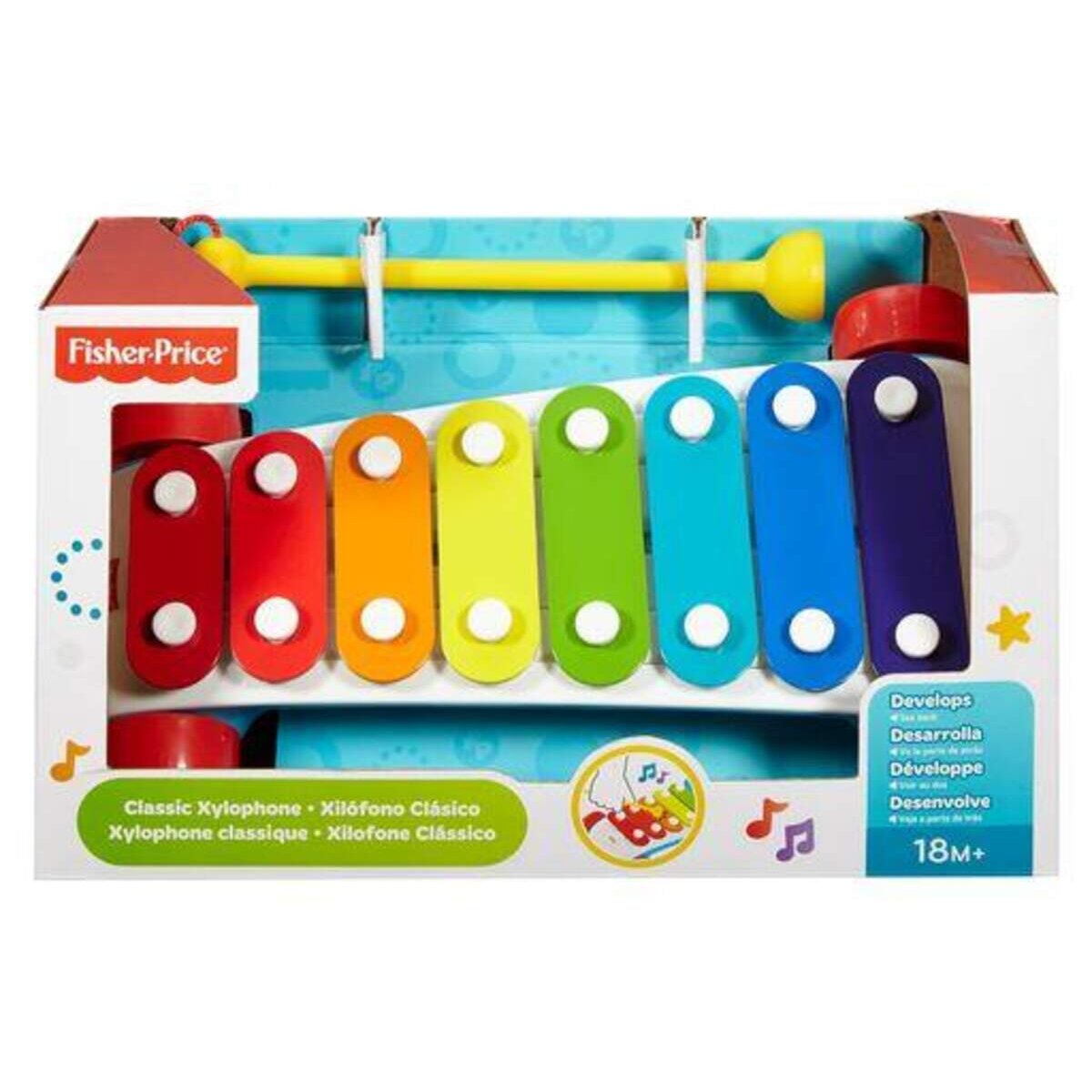 Fisher-Price Xylophon zum Ziehen, ab 18 Monaten
