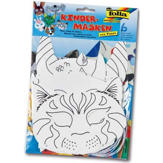 Folia 23209 Kindermasken, 6 Stück