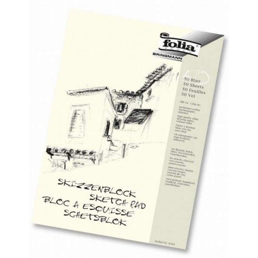 Folia 8303 Skizzenblock, A3, 50 Blatt, 120g