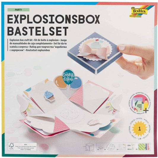 Folia Bastelset Explosionsbox Party