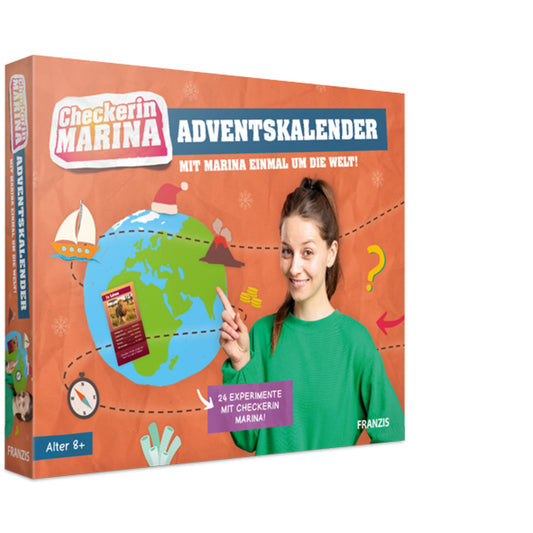 Franzis Adventskalender CheXperimente mit Checkerin Marina zu Natur, Technik und Kulturen