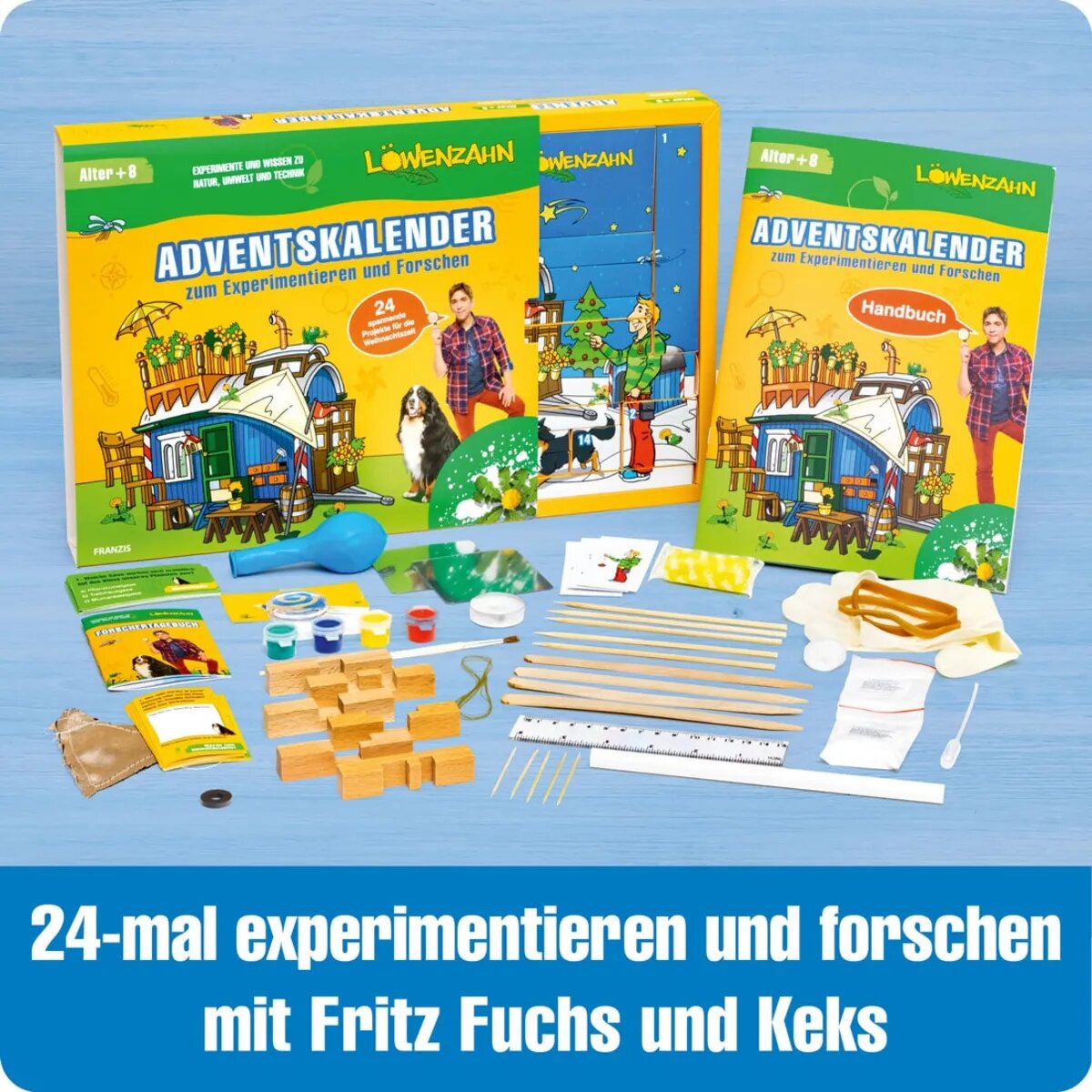 Franzis Adventskalender Löwenzahn Experimente