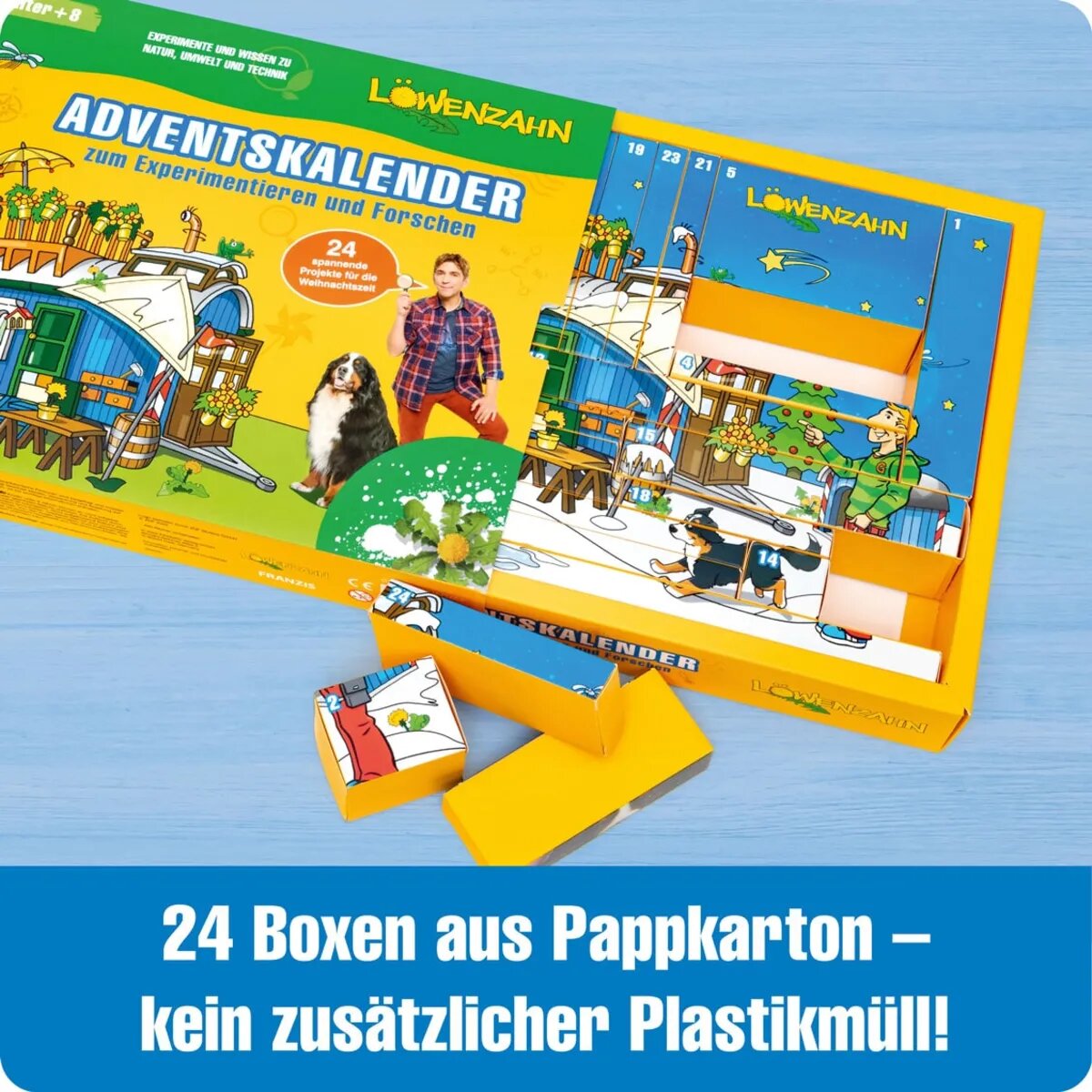 Franzis Adventskalender Löwenzahn Experimente