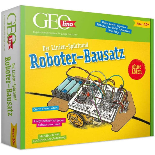 Franzis GEOlino -  Roboter-Bausatz - Linienspürhund - zum Stecken