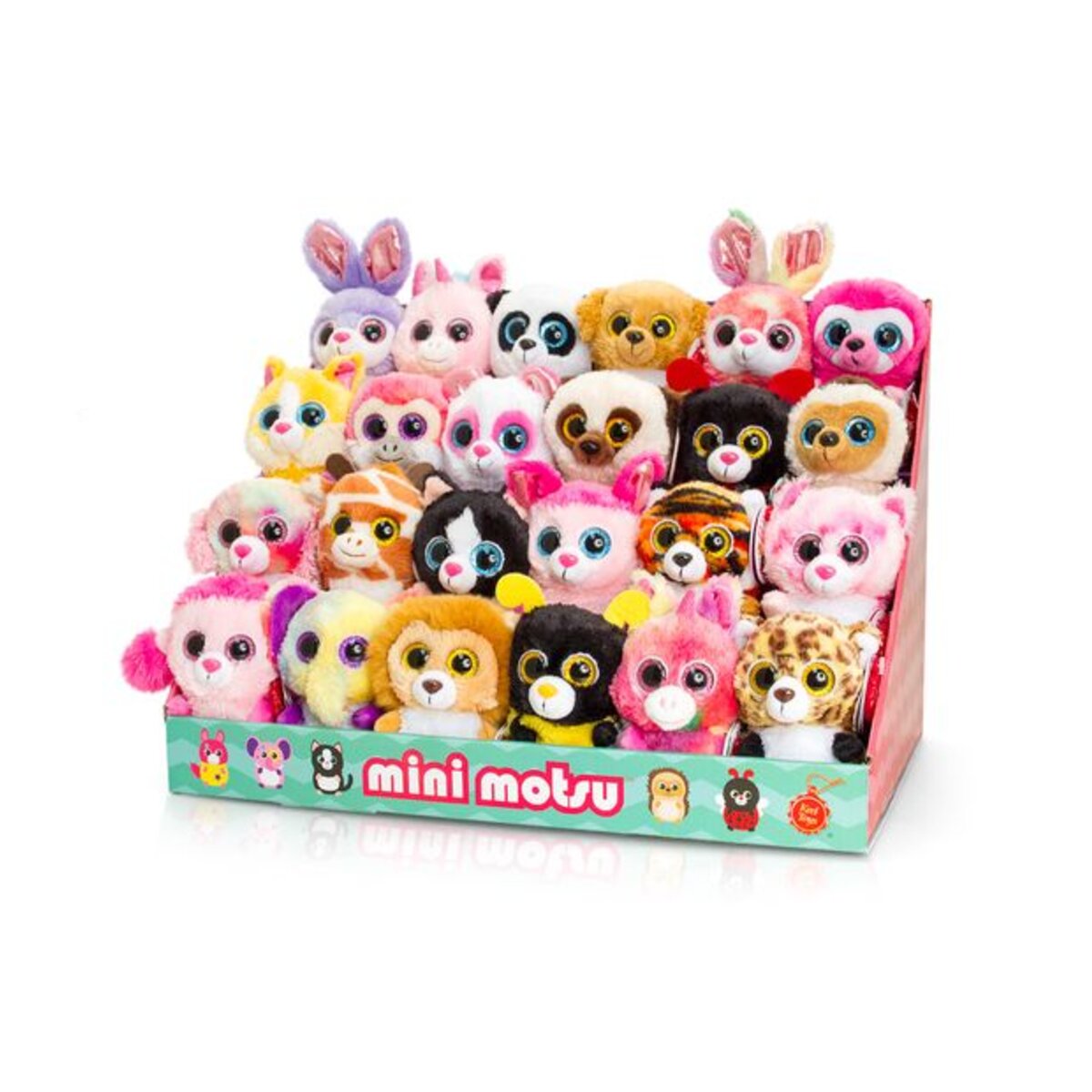 Fun Unlimited Products Plüsch Mini Motsu 10 cm, 1 Stück, 42-fach sortiert