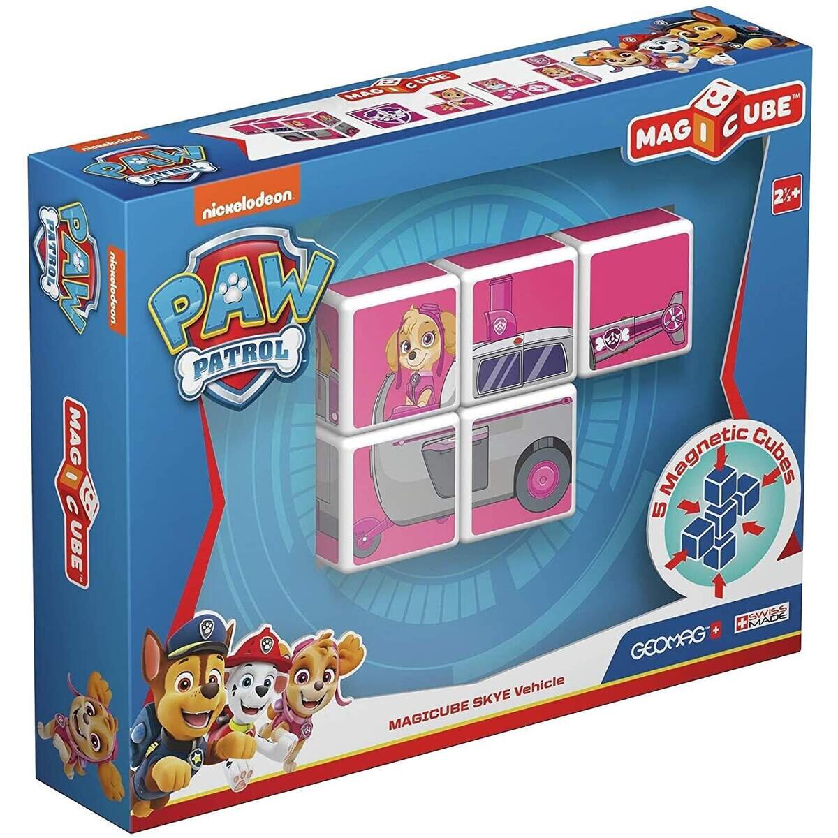 Geomag MAGICUBE Paw Patrol Skye Vehicle 5 Würfel