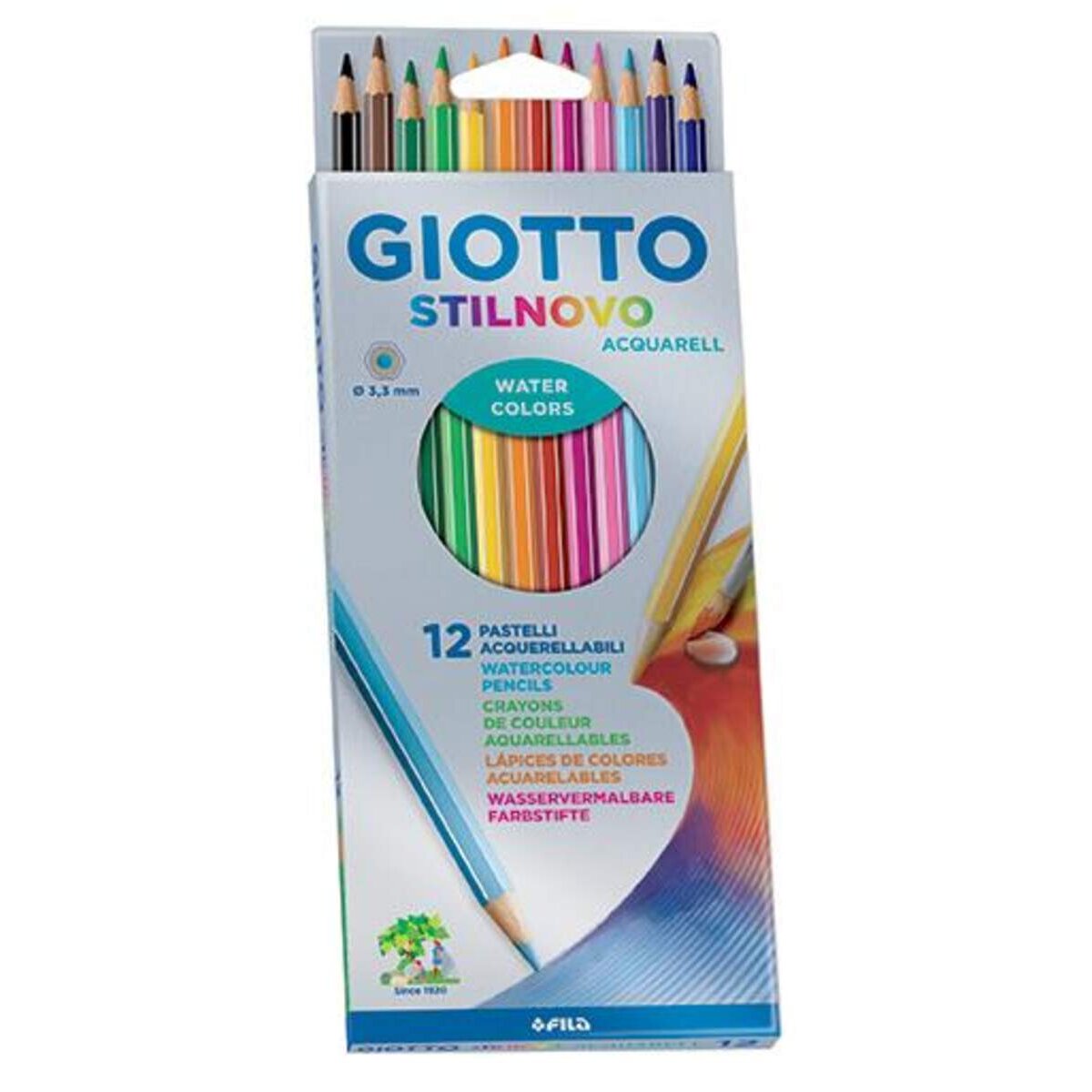 Giotto Stilnovo Aquarell 12Stück