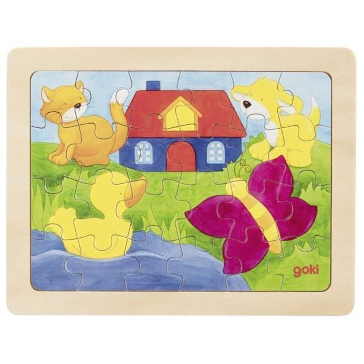 goki Einlegepuzzle 1000 Farben