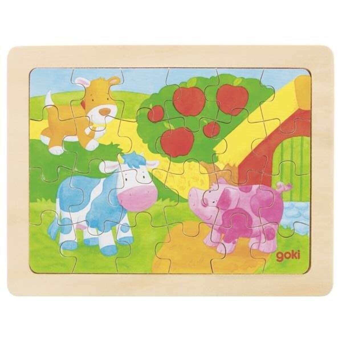 goki Einlegepuzzle 1000 Farben