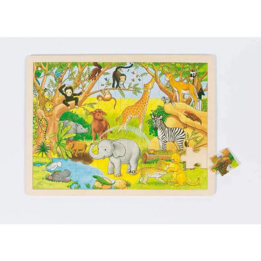 goki Einlegepuzzle Afrika, 40 x 30 cm